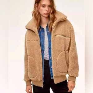 Aritzia Wilfred Free The Teddy Jacket Size XS